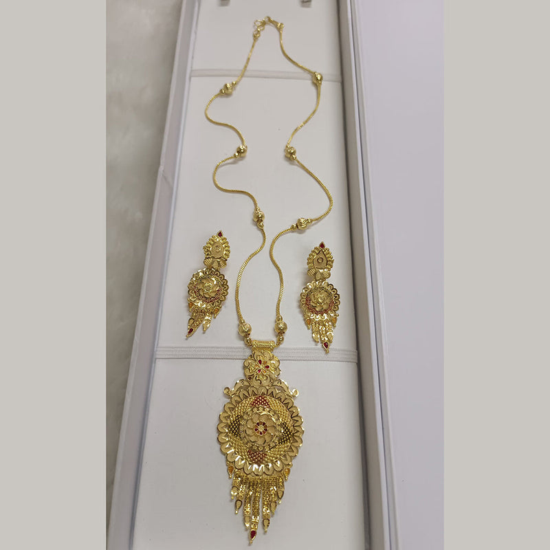 Pari Art Jewellery Forming Gold Plated Necklace Set