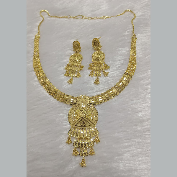 Pari Art Jewellery Forming Gold Plated Necklace Set