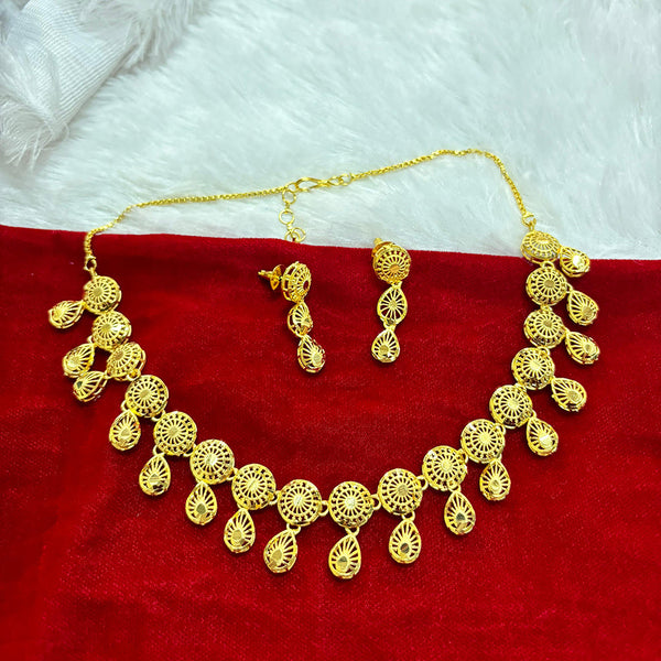 Pari Art Jewellery Forming Gold Plated Necklace Set