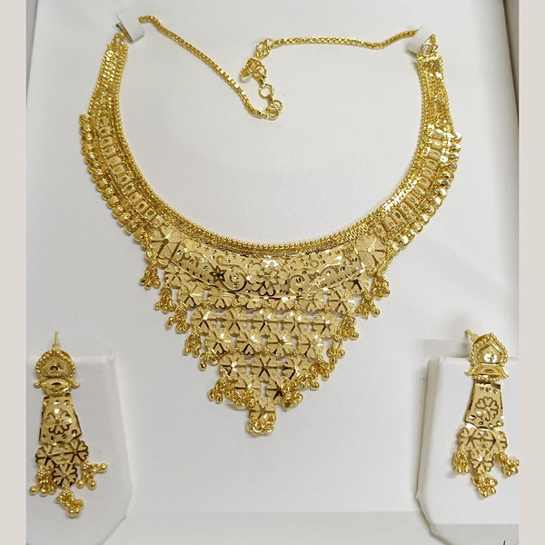 Pari Art Jewellery Forming Gold Plated Necklace Set