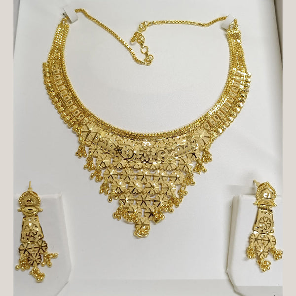 Pari Art Jewellery Forming Gold Plated Necklace Set