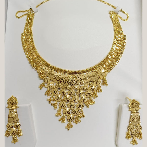 Pari Art Jewellery Forming Gold Plated Necklace Set