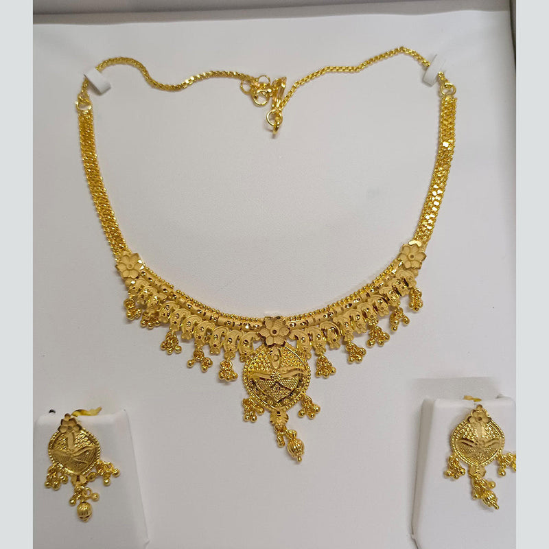 Pari Art Jewellery Forming Gold Plated Necklace Set