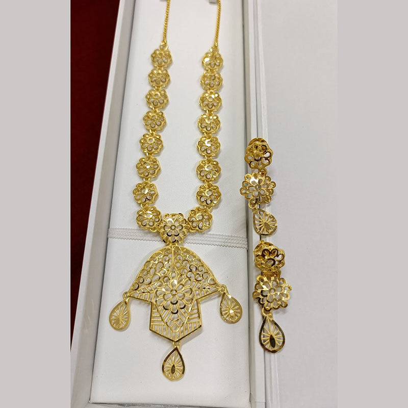 Pari Art Jewellery Forming Gold Plated Necklace Set