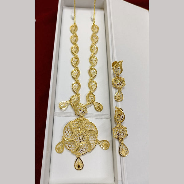 Pari Art Jewellery Forming Gold Plated Necklace Set