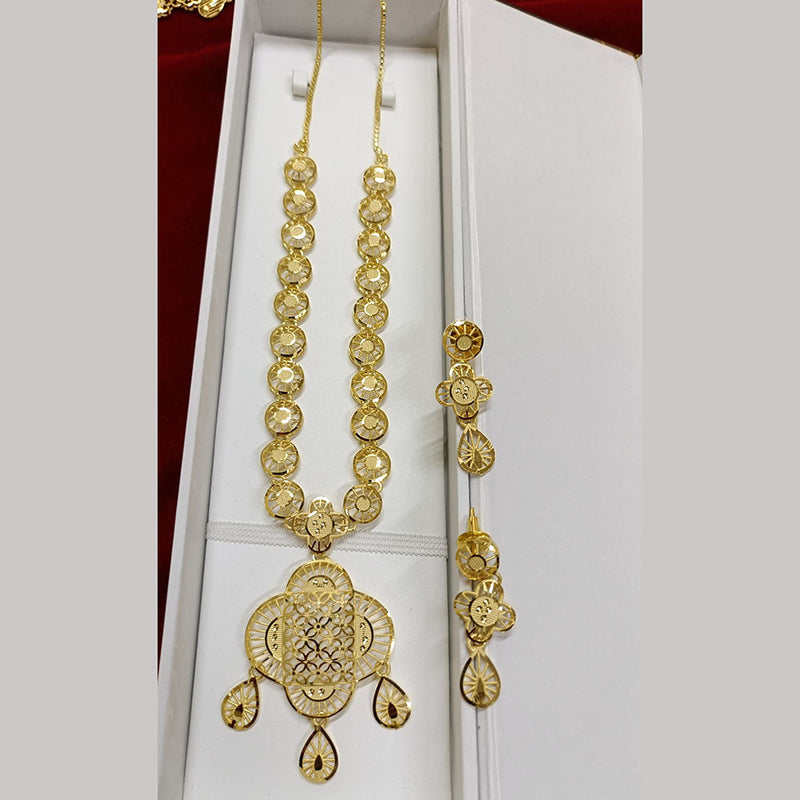 Pari Art Jewellery Forming Gold Plated Necklace Set