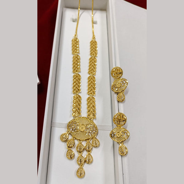 Pari Art Jewellery Forming Gold Plated Necklace Set