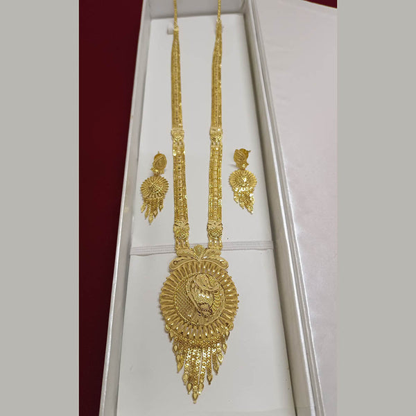 Pari Art Jewellery Forming Gold Plated Long Necklace Set