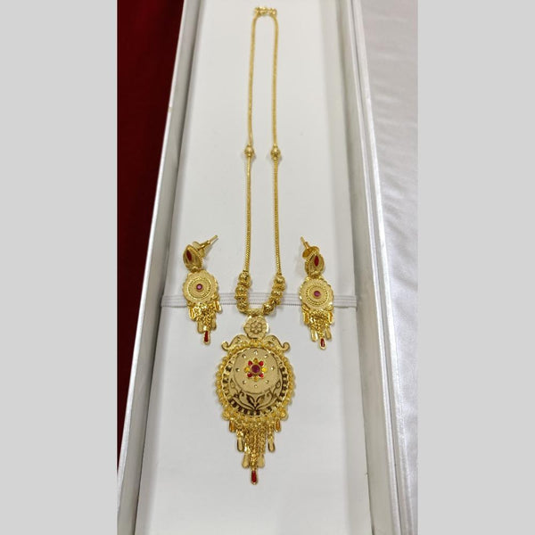 Pari Art Jewellery Forming Long Necklace Set