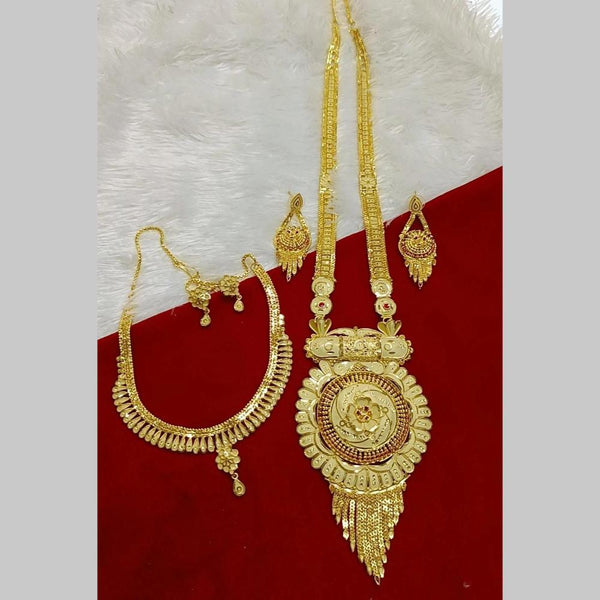 Pari Art Jewellery Forming Double Necklace Set