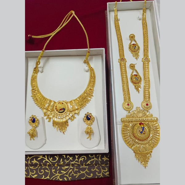 Pari Art Jewellery Forming Double Necklace Set