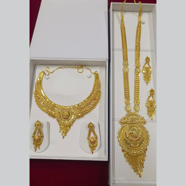 Pari Art Jewellery Forming Double Necklace Set