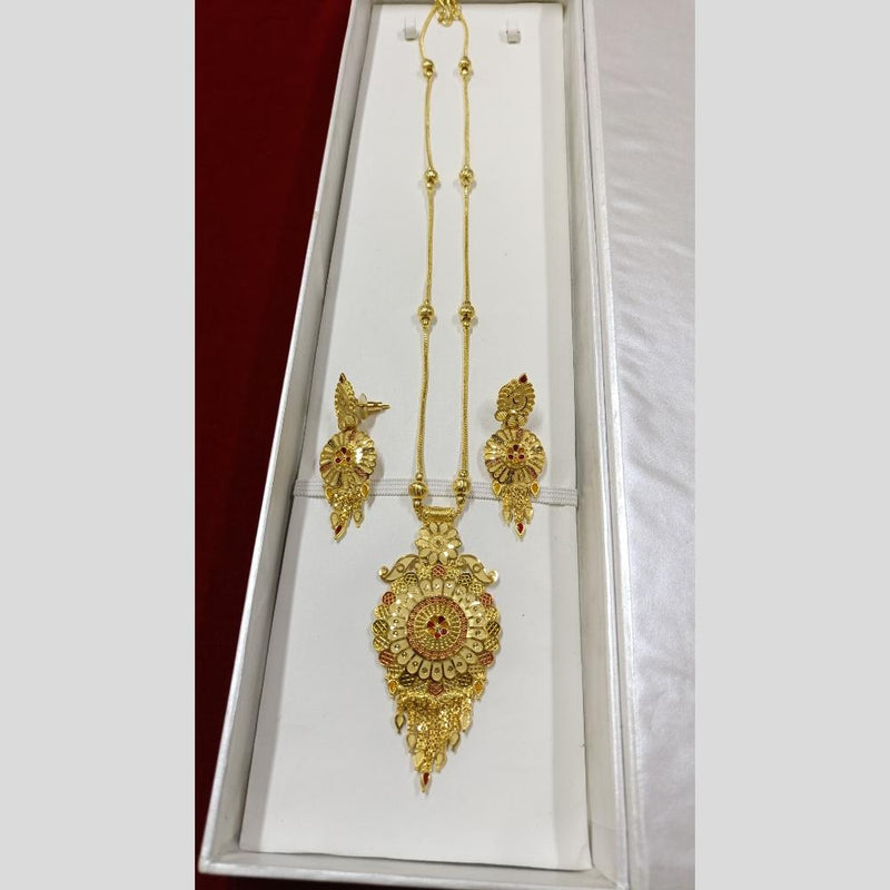 Pari Art Jewellery Forming Long Necklace Set