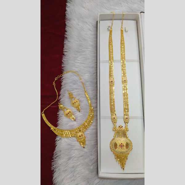 Pari Art Jewellery Forming Double Necklace Set