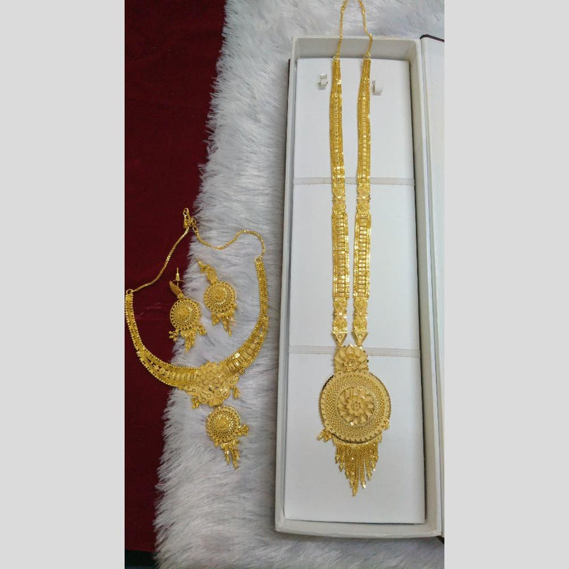 Pari Art Jewellery Forming Double Necklace Set