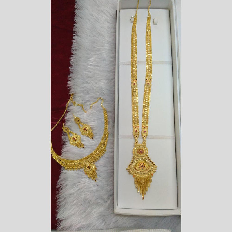 Pari Art Jewellery Forming Double Necklace Set