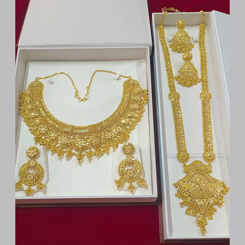 Pari Art Jewellery Forming Double Necklace Set