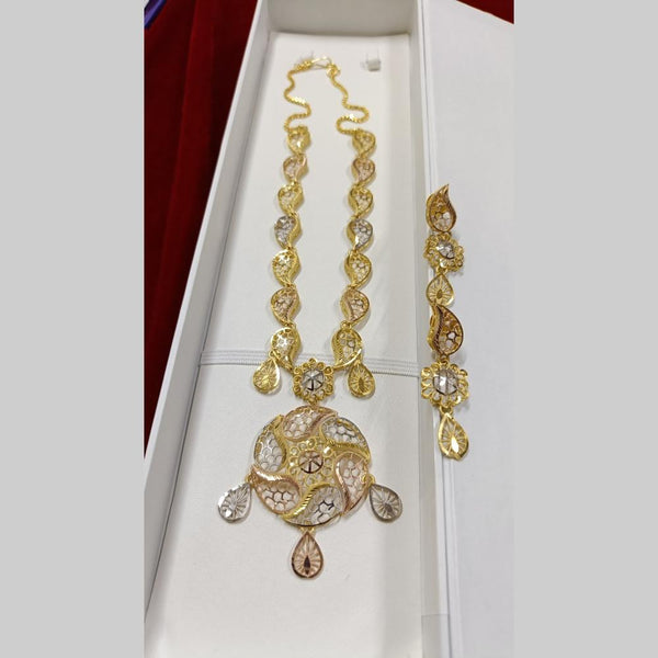 Pari Art Jewellery Multi Plated Necklace Set