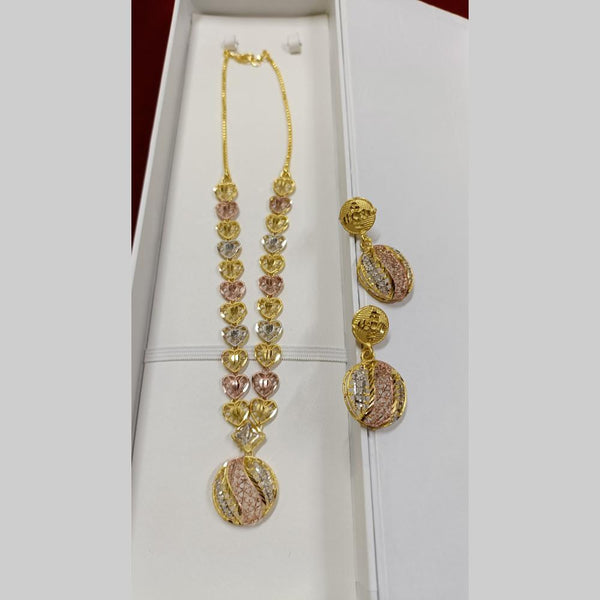 Pari Art Jewellery Multi Plated Necklace Set