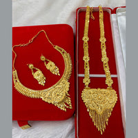 Pari Art Jewellery Forming Long And Short Necklace Set