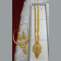 Pari Art Jewellery Forming Long And Short Necklace Set
