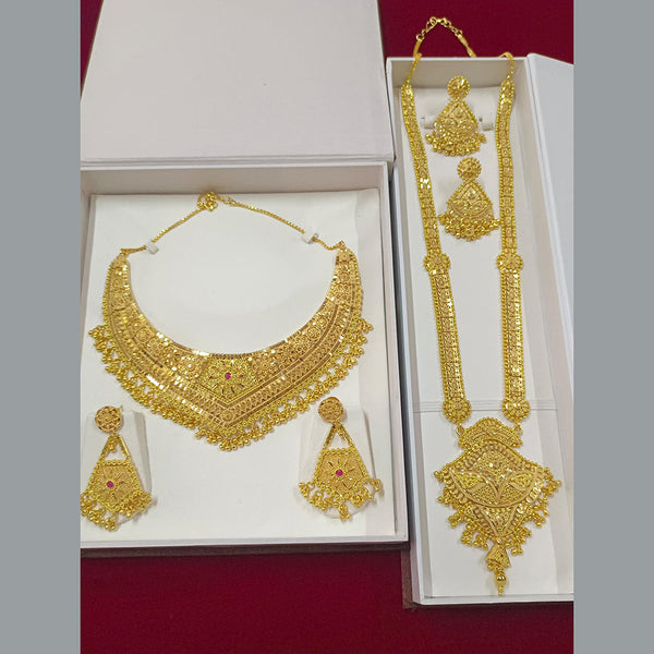 Pari Art Jewellery Forming Long And Short Necklace Set