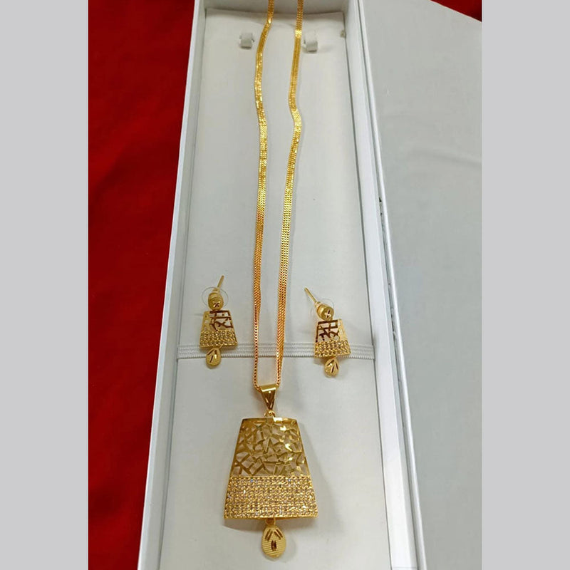 Pari Art Jewellery Forming Chain Pendant Set