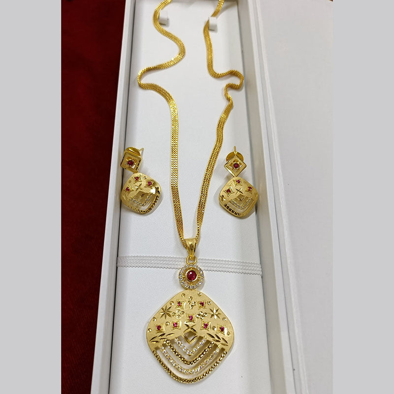 Pari Art Jewellery Forming Chain Pendant Set