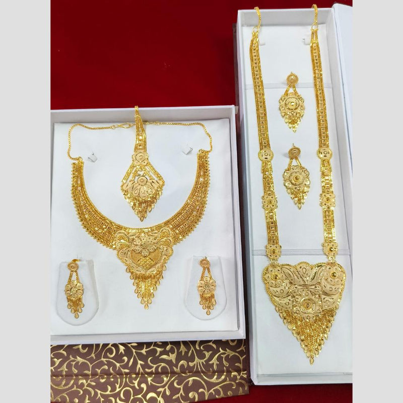 Pari Art Jewellery Forming Double Necklace Set