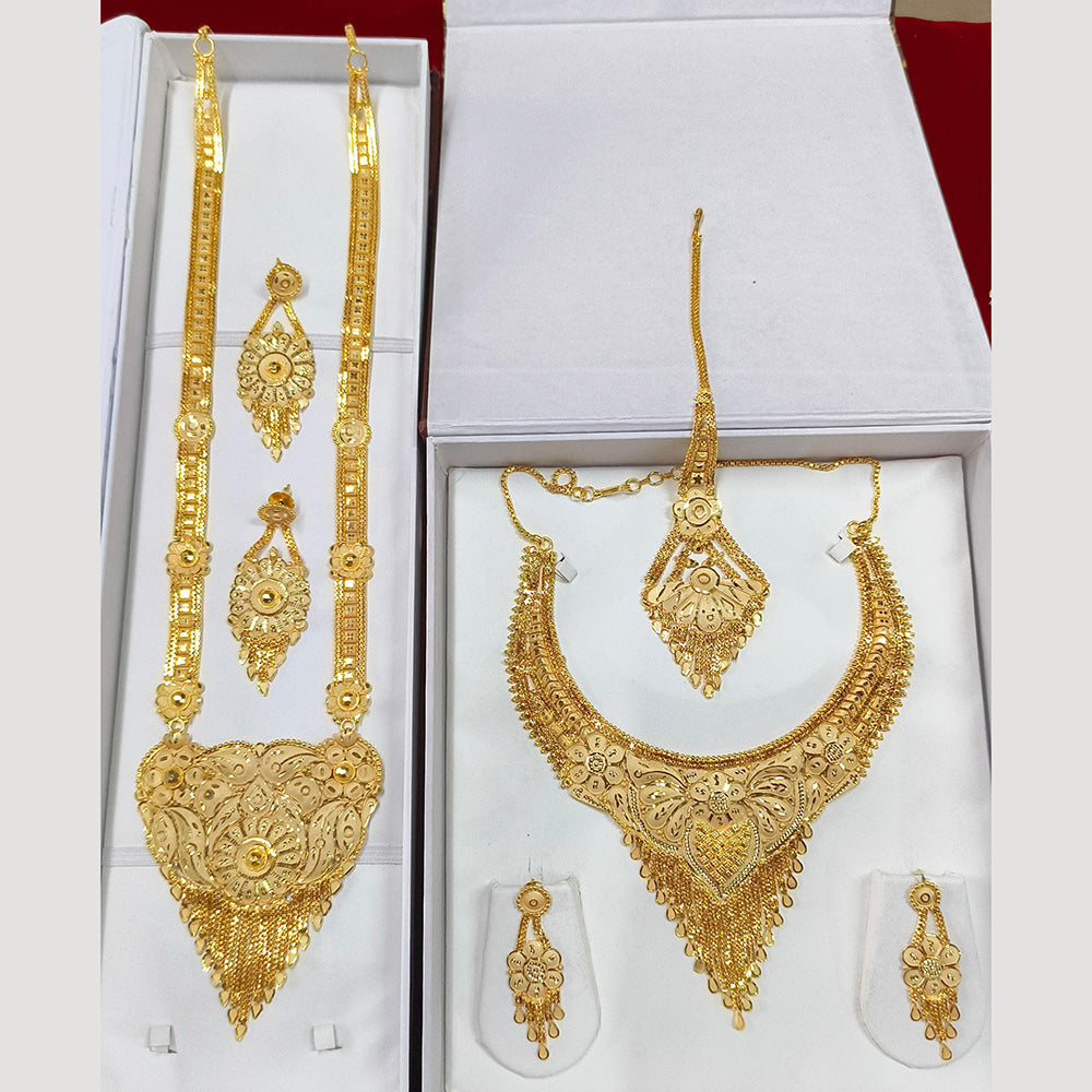 Pari Art Jewellery Forming Double Necklace Set