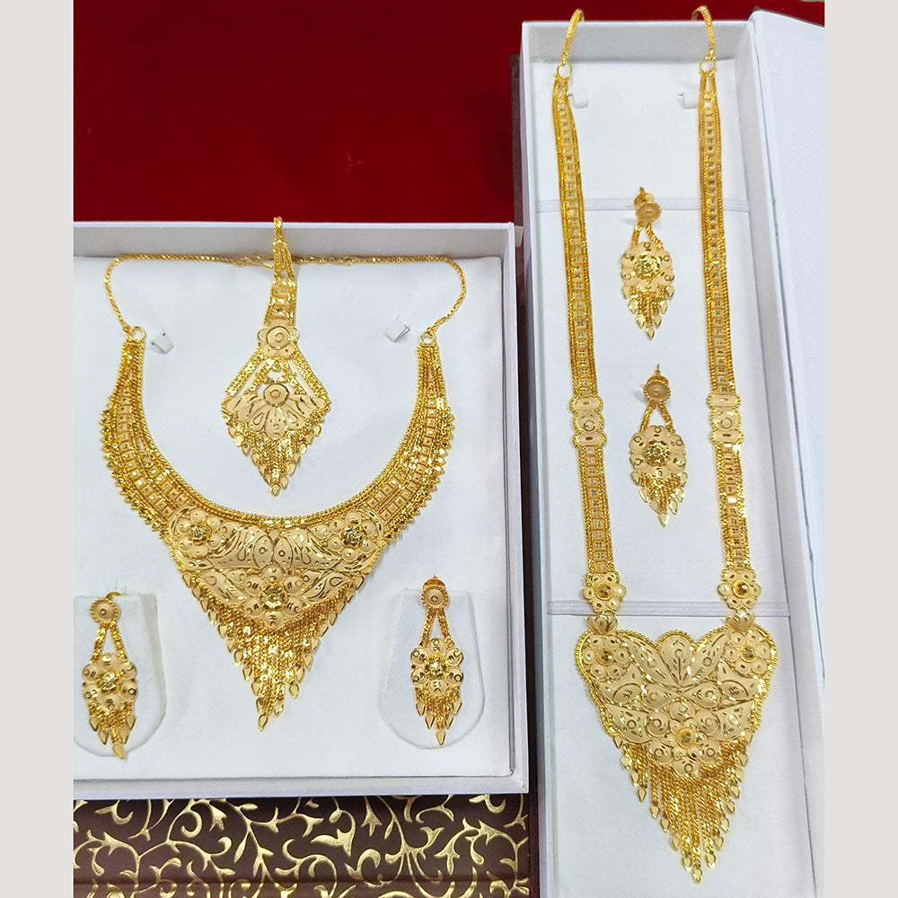 Pari Art Jewellery Forming Double Necklace Set