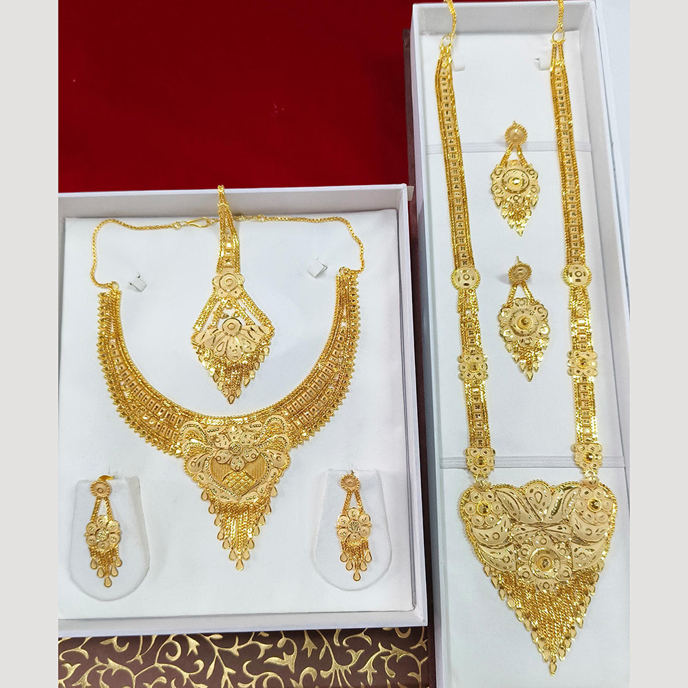 Pari Art Jewellery Forming Double Necklace Set