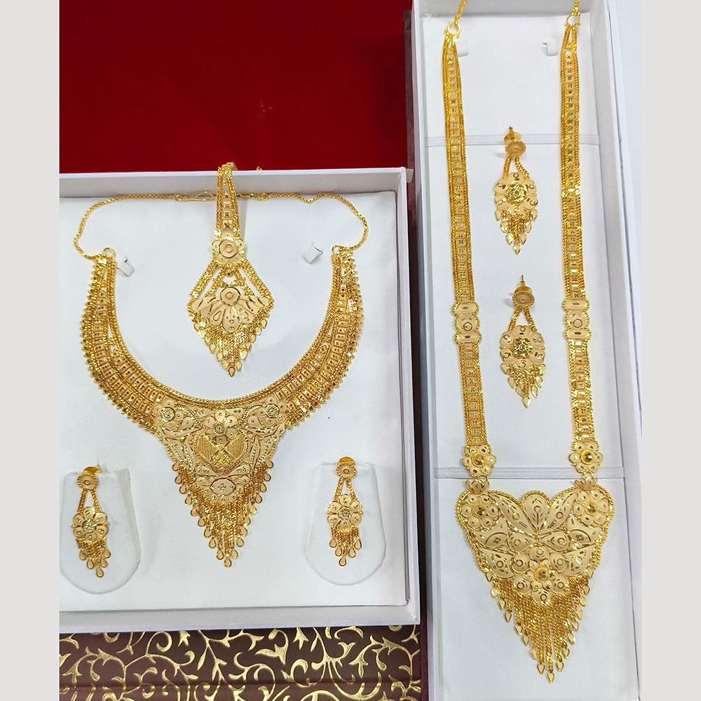 Pari Art Jewellery Forming Double Necklace Set