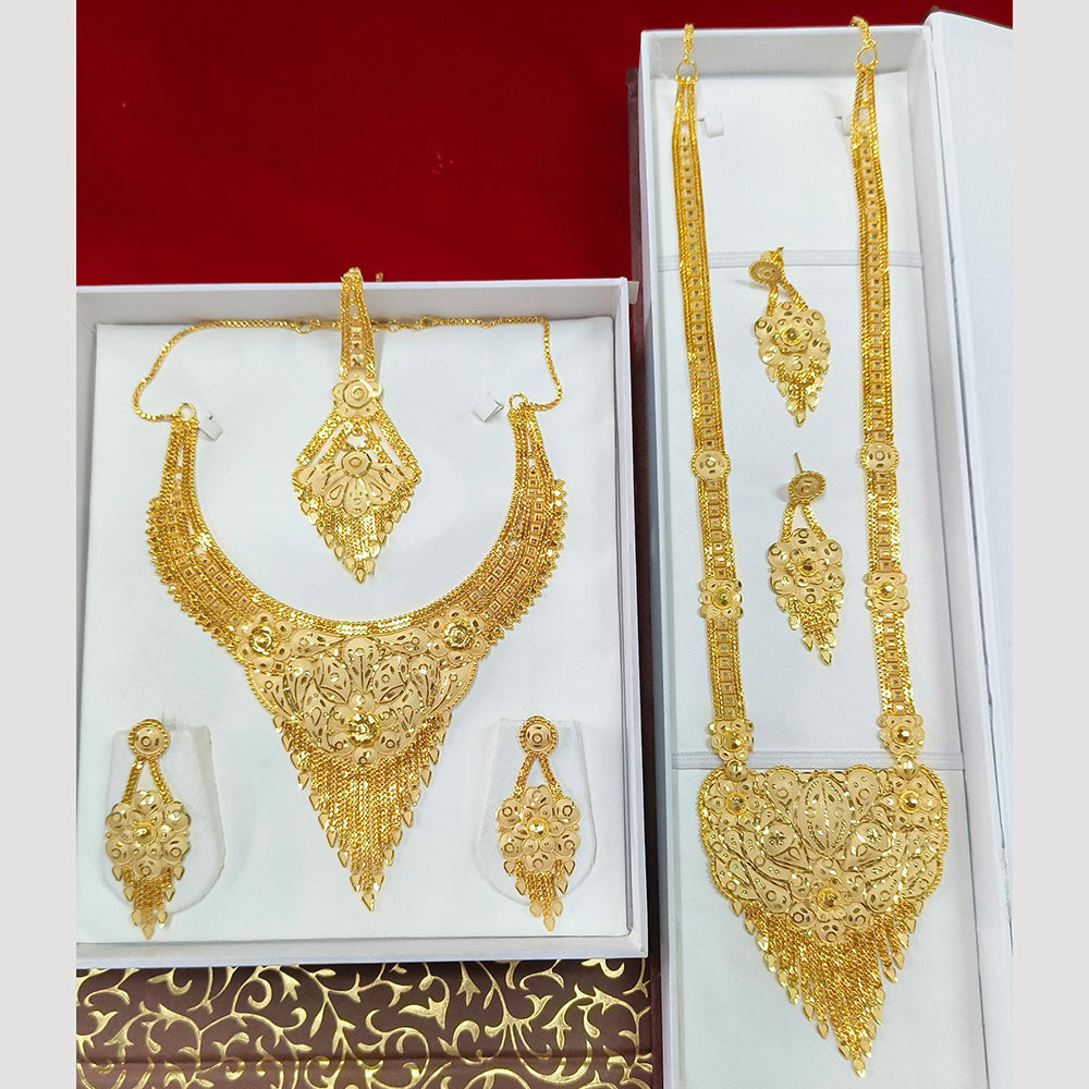 Pari Art Jewellery Forming Double Necklace Set