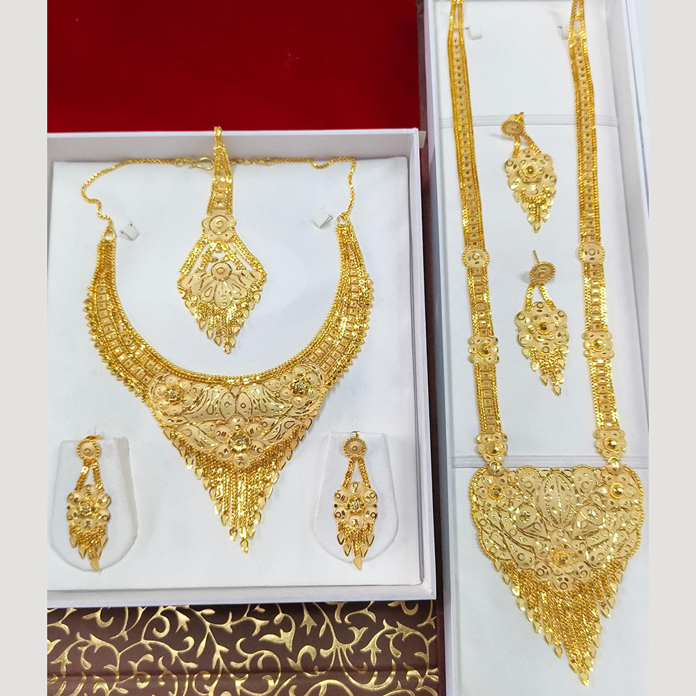 Pari Art Jewellery Forming Double Necklace Set