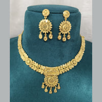Pari Art Jewellery Designer Gold Plated Necklace Set