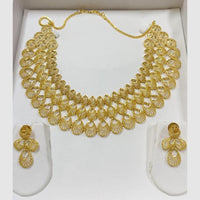 Pari Art Jewellery Designer Forming Gold Plated Necklace Set
