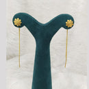 Pari Art Jewellery Forming Gold Dangler Earrings