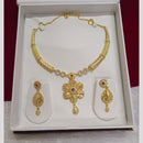 Pari Art Jewellery Designer Forming Gold Plated Necklace Set