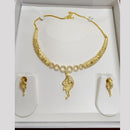 Pari Art Jewellery Designer Forming Gold Plated Necklace Set