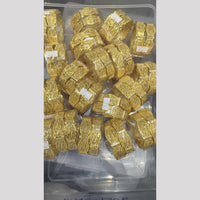 Pari Art Jewellery Forming Gold Openable Bangles Set