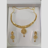 Pari Art Jewellery Designer Forming Gold Plated Necklace Set