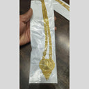 Pari Art Jewellery Designer Forming Gold Plated Long Necklace Set