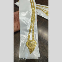 Pari Art Jewellery Designer Forming Gold Plated Long Necklace Set