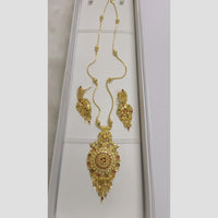 Pari Art Jewellery Designer Gold Plated Long Necklace Set