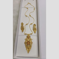 Pari Art Jewellery Designer Gold Plated Long Necklace Set