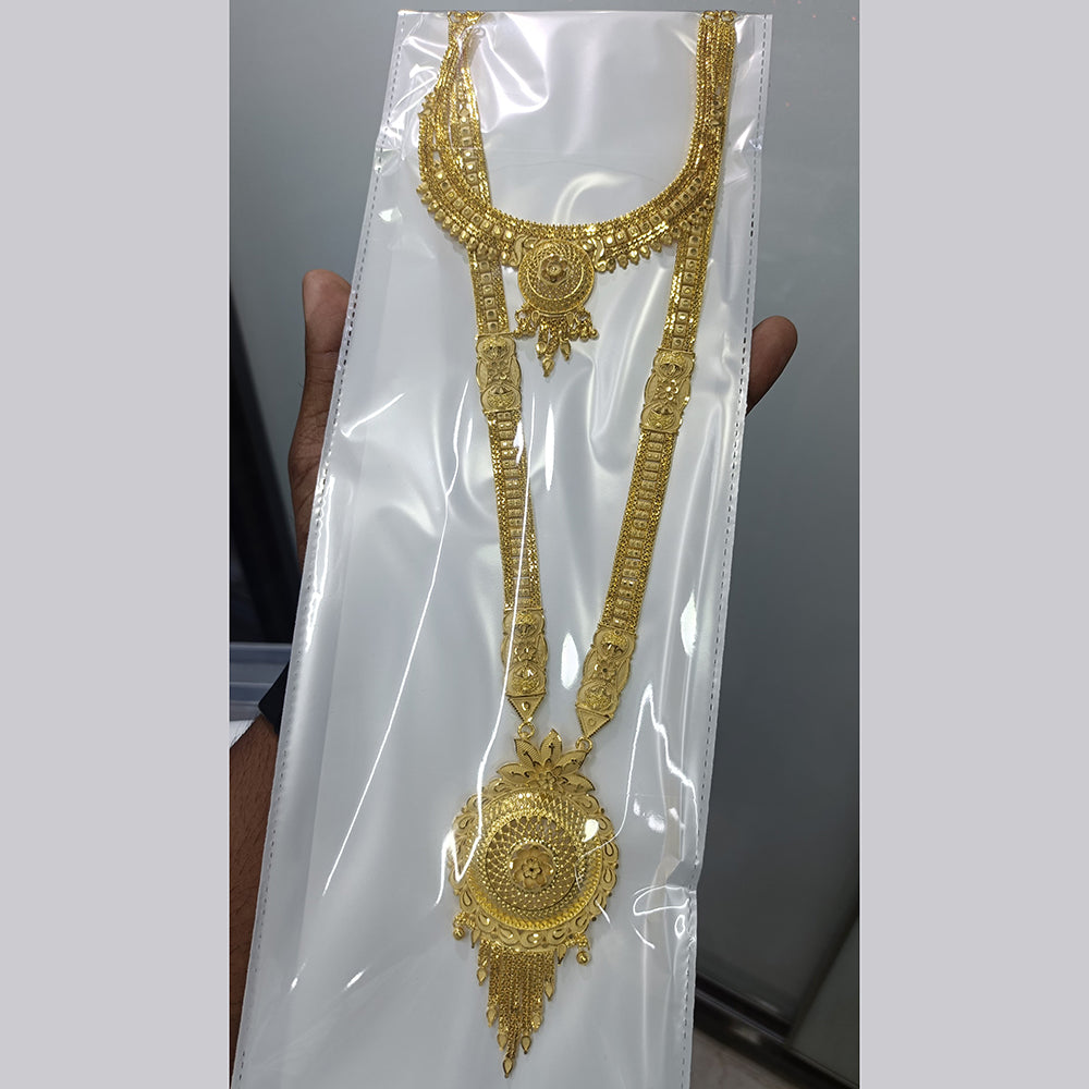 Pari Art Jewellery Forming Royal Double Necklace Set