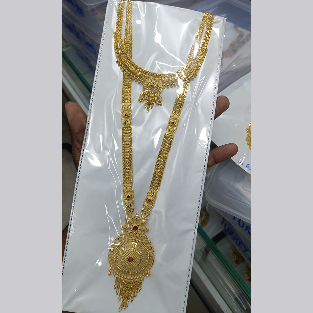 Pari Art Jewellery Forming Royal Double Necklace Set