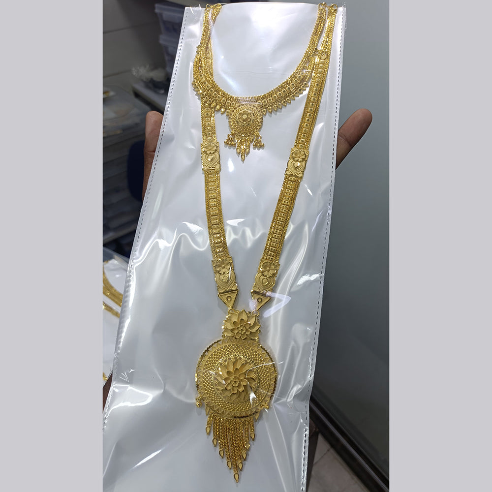 Pari Art Jewellery Forming Royal Double Necklace Set