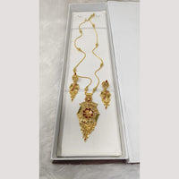 Pari Art Jewellery Antique Finish Traditional Necklace Set